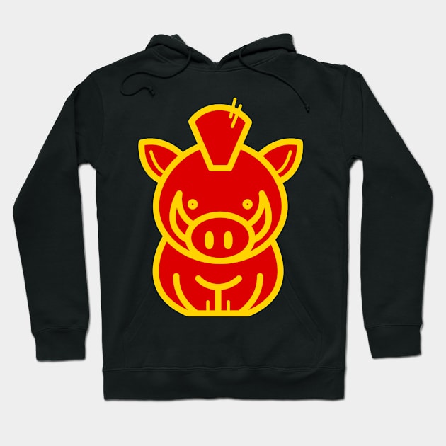 RaY Pig Hoodie by PGMcast